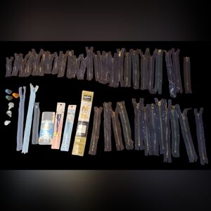 Assorted Sewing Zipper LOT